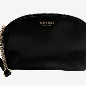 Kate Spade Black Spencer Dome Purse with Gold Accents